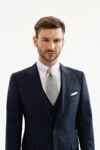 Kamizelka Gatsby granatowa - Zack Roman