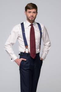 Szelki Navy Blue - Zack Roman