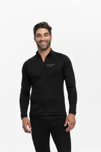 Longsleeve Expedition Extra Warm merino czarny 283g - Zack Roman