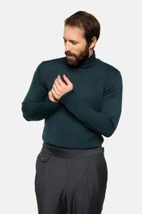 Golf merino zielony - Zack Roman