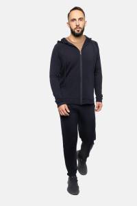 Bluza dresowa merino Super 120 French Terry granatowa - Zack Roman