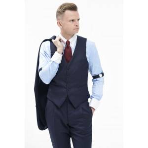 Granatowa kamizelka Gatsby