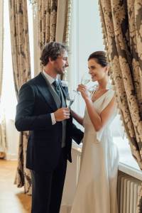 Garnitur ślubny Gatsby granatowy - Zack Roman