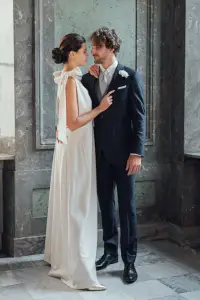 Garnitur ślubny Gatsby granatowy - Zack Roman