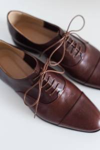 Buty Oxfordy brązowe