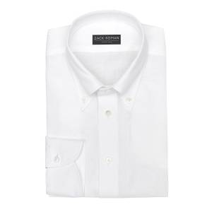 Koszula button down biała lniana - Zack Roman