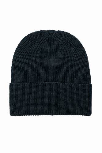 Czapka z wełny merino, zielona