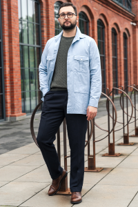 Koszula Overshirt błękitna - Zack Roman