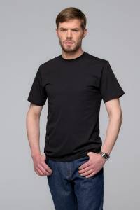 T-shirt sportowy z wełny merino, czarny