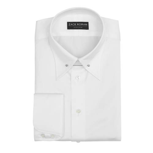 BESTSELLER White Pin Collar dress shirt